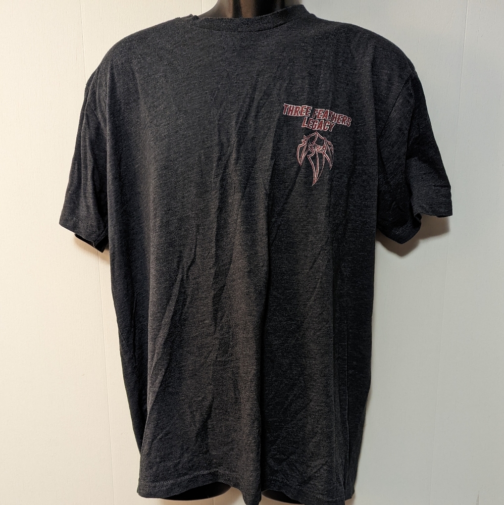Men's T-Shirt "Three Feathers Legacy" Size Large